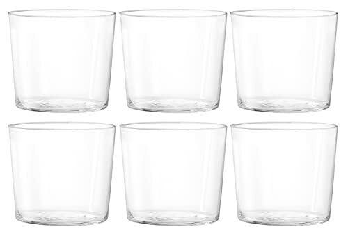 H&h set 6 bicchieri in vetro starck vino cc 270 (P2t)