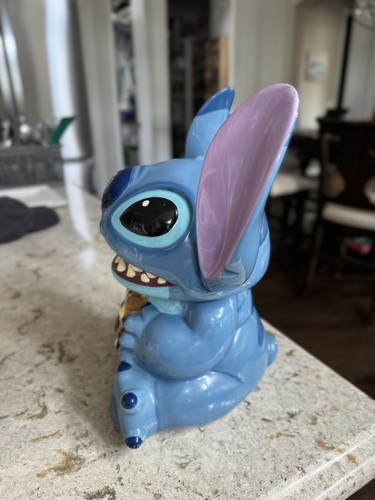 Disney Store Exclusive Collectable Ceramic Stitch Cookie Jar 11” Read Descrip. - Picture 2 of 10