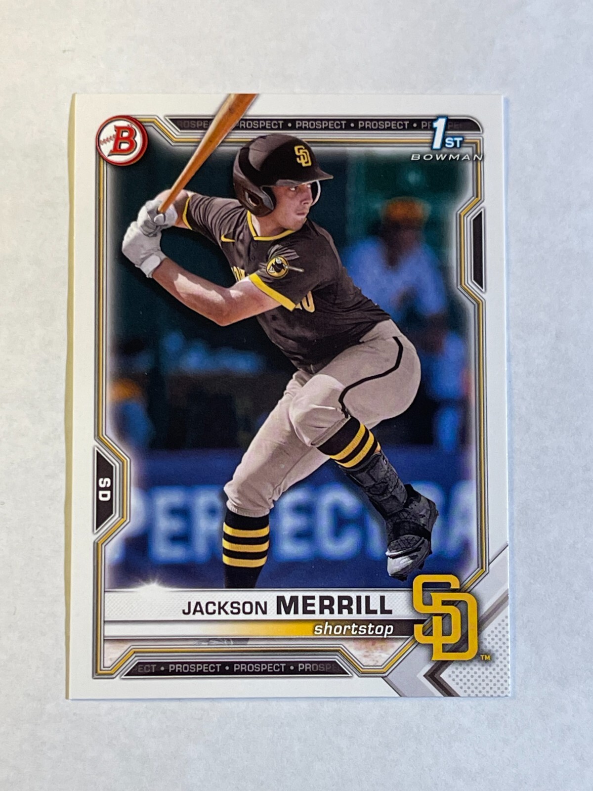 2021 Bowman Draft - Jackson Merrill #BD-119 (RC)
