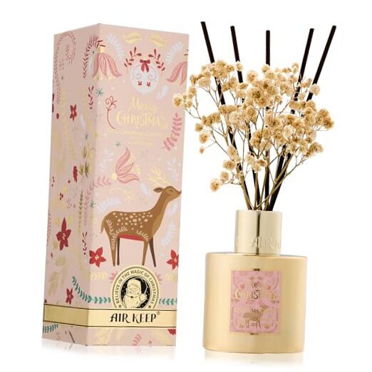 Reed Diffuser Set,3.38 fl oz (100 ml) 3.38Ounce/1pack Christmas Cookie-image