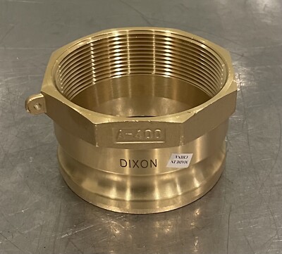 Dixon A-400 Cam & Groove Coupling Adapter Brass NEW! FREE SHIPPING!