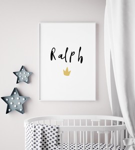 personalised kids wall art