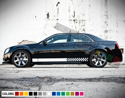 Sticker Decal Vinyl Side Door Stripes for Chrysler 300 2014 2016