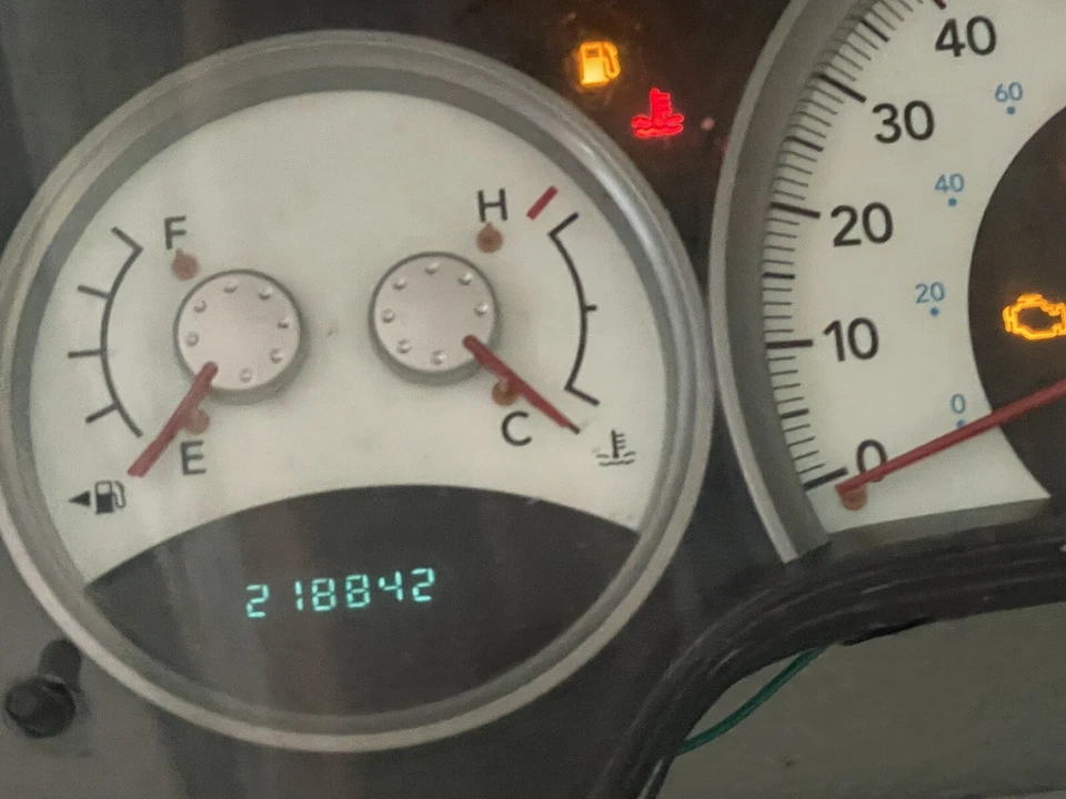 2004 DODGE DURANGO PAINEL DE INSTRUMENTOS USADO Velocímetro MPH) - Imagem 2 de 4