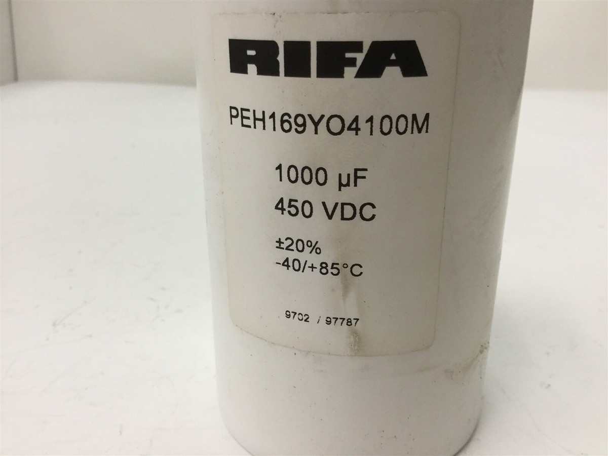 Rifa PEH169YO4100M 1000uf 450VDC Electrolytic Capacitor, +/-