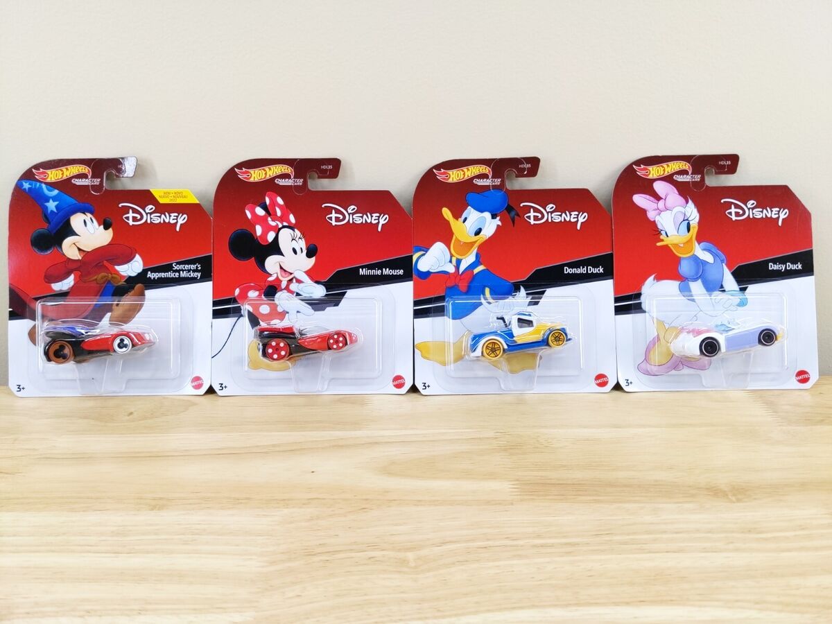 HOT WHEELS DISNEY CHARACTER CARS - Mickey Mouse & Friends
