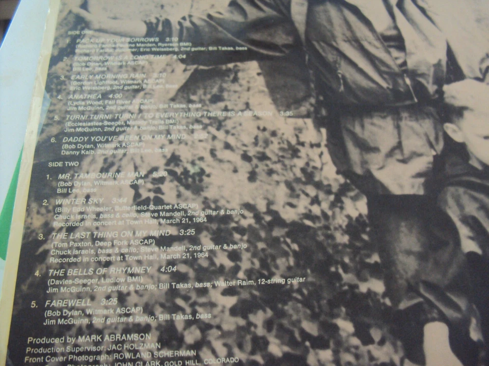 JUDY COLLINS "RECOLLECTIONS" EX GERMAN 1969 ELEKTRA RECS. 12" VINYL COMPILATION - Image 2 of 4