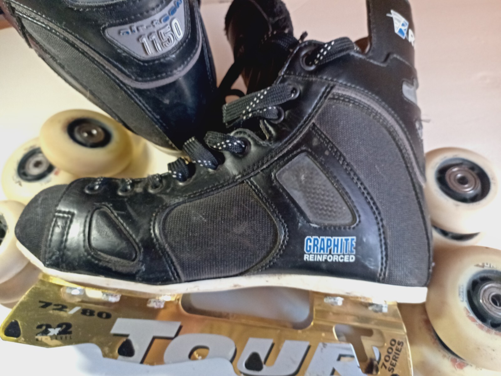 Riedell inline roller Hockey Skates 1150 size 8 not bauer mission eBay