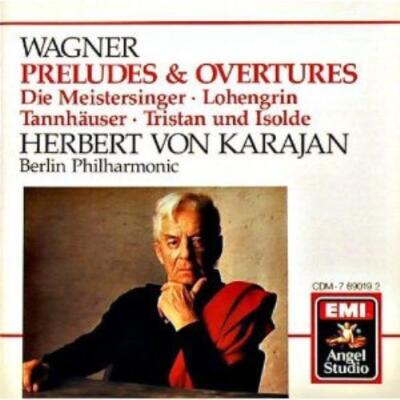 Herbert Von Karajan : Wagner - Overtures CD Incredible Value and Free Shipping!