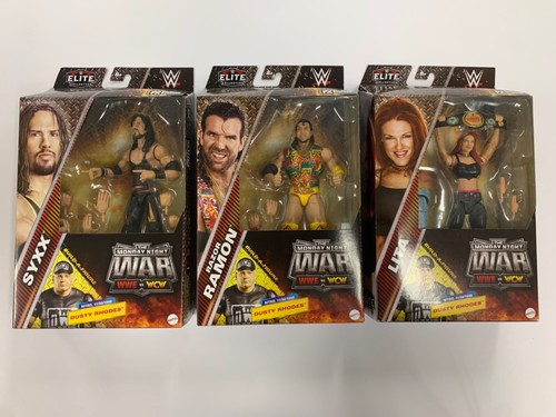 WWE elite BAF Dusty Rhodes Syxx, Lita, Razor Ramon