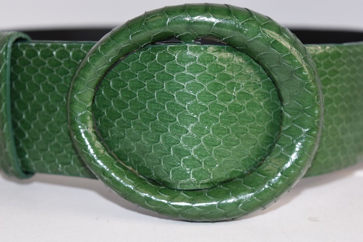 Oscar de la Renta Genuine Snakeskin Belt FG_Belts_9-20-18_0003_9_20_18_  main image 3