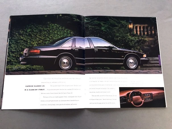 1994 Chevrolet Caprice Classic 20-page Original Car Sales Brochure Catalog - Изображение 4 из 4