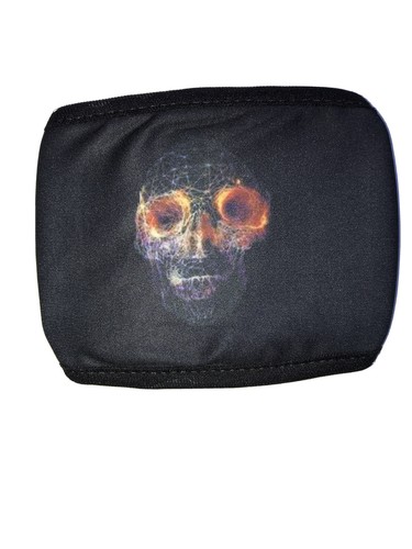 Divertido Scary Fashion Halloween Estampado Reutilizable Moda Lavable Exterior 100% Algodón - Imagen 3 de 3