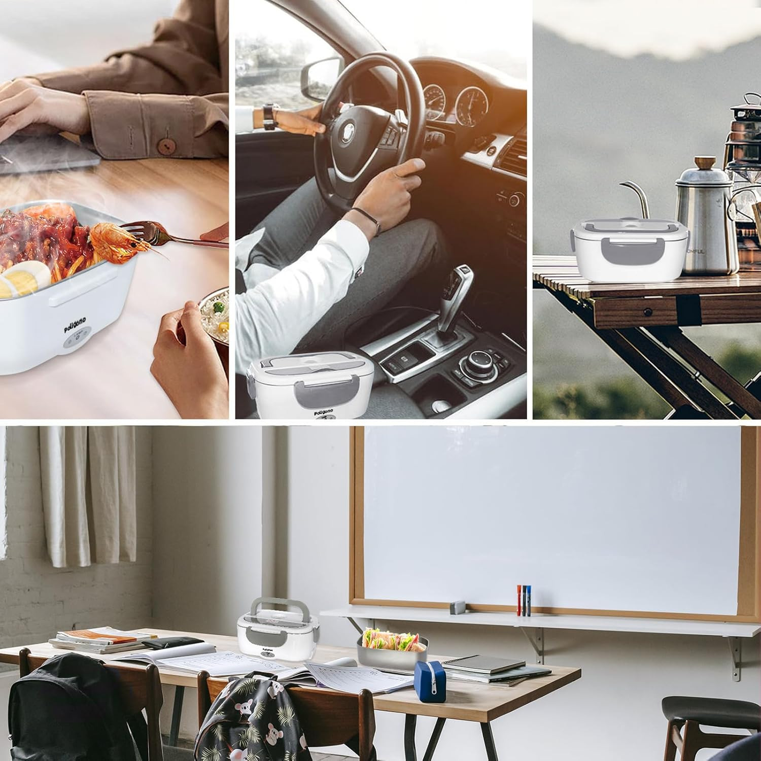 Portavivande Elettrico 1.5L - Scaldavivande Rapido Inox + Borsa - 4