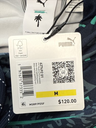 Sudadera con capucha de golf Puma x PTC Palm Glitch mediana para hombre - Imagen 12 de 13
