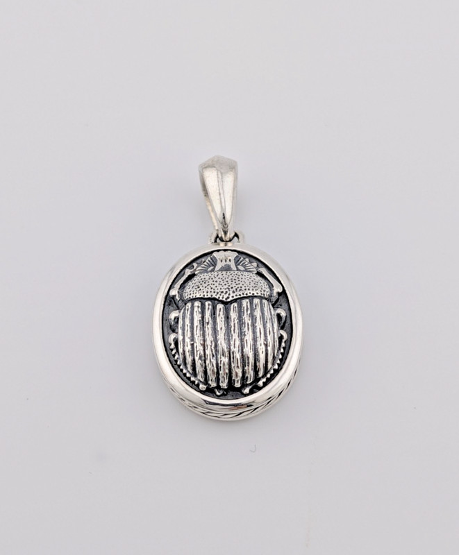 David Yurman Scarab Pendant in Sterling Silver