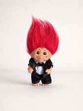 Vintage 1985 DAM Troll Doll in Tuxedo