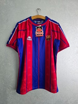 FC Barcelona Camisetas 1997/98 Home Shirt Kappa Authentic BNWT Deadstock Trikot