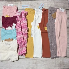 Toddler Girl Lot Size 4T. NWT! 10 Pieces For Fall And Winter. Colorful, Casual