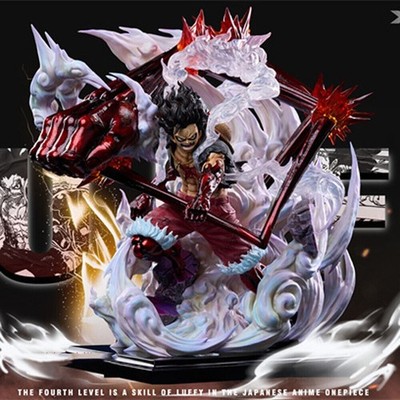 MWZB Studio One Piece Snake Monkey D Luffy Resin Statue in stock H30cm Anime