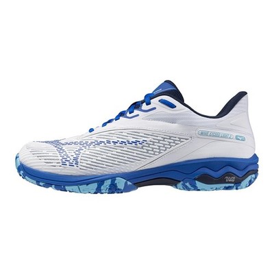 Mizuno Wave Exceed Light 2 OC Tennisschuhe weiß/blau/marine 3E Fr Japan