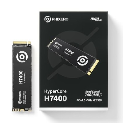  H7400 M.2 SSD Industrial-Grade NVMe Solid State Drive, Up to 7450MB/s, 1TB
