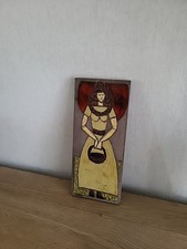 Plaque Vintage Pierre De Lave.