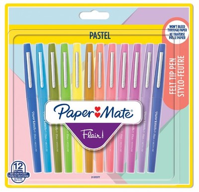 Paper:Mate Faserschreiber Flair PASTELL 12er Blister