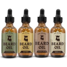 Beard Oil for Men - 2 Fl Oz Pack of 4 , Mixed Scents