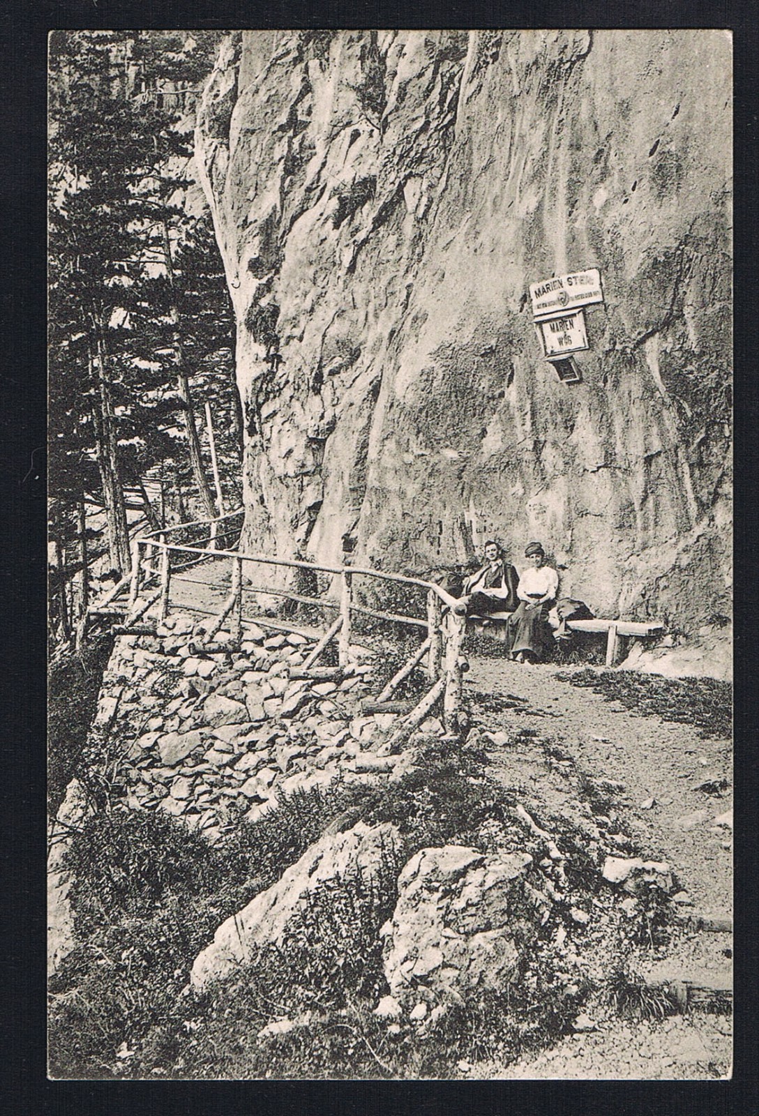 1 AK ANSICHTSKARTE CARTOLINA AUSTRIA ÖSTERREICH Schneeberg Mariensteig