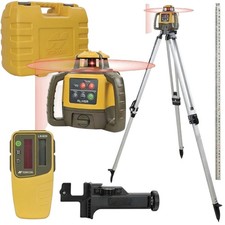 Topcon RL-H5A Rotary Laser Kit with LS-80X Receiver, Tripod & Inch Grade Rod