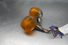 Suzuki T250 T350 T500 Etc Early 1970s Motorcycle Pair Of Indicators And Stems