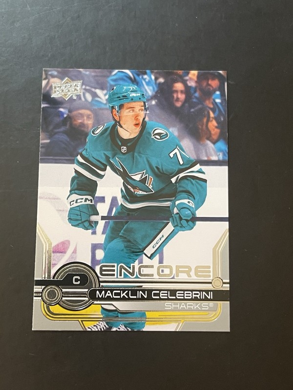 Macklin Celebrini Encore RC 2024-25 Upper Deck Hockey Extended Insert