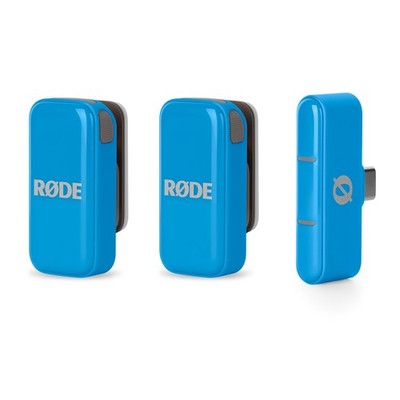 Rode Wireless Micro Drahtloses Mikrofon-System USB-C für Smartphones Blau