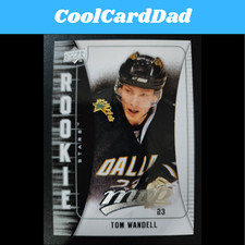 2009-10 Upper Deck MVP RC Rookie Card #327 Tom Wandell - Dallas Stars. rookie card picture