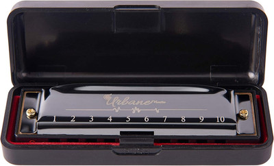 Harmonica 10 Holes 20 Tunes Mouth Organ Blues Deluxe Harmonica, Key of C for Beg
