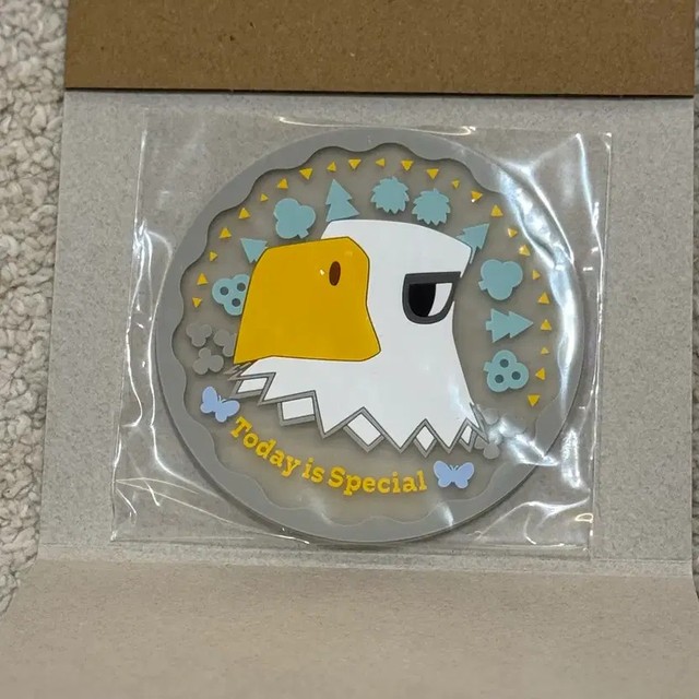 Animal Crossing Apollo Rubber Coaster Unopened New