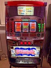 Digi Flush Pachislo Skill Stop Japanese Slot Machine with 500 Tokens