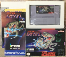 Super R-Type Complete CIB Near Mint! - Super Nintendo System SNES