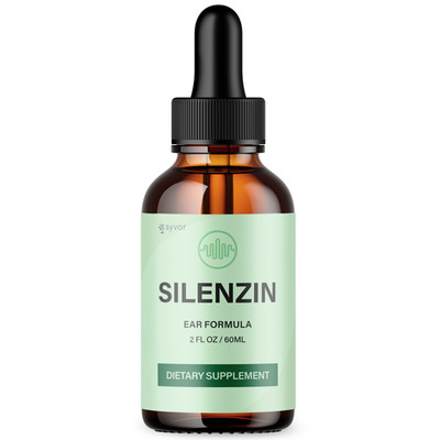 (1 Pack) Silenzin Ear Drops All Natural Formula Hearing Supplement 30 Servings