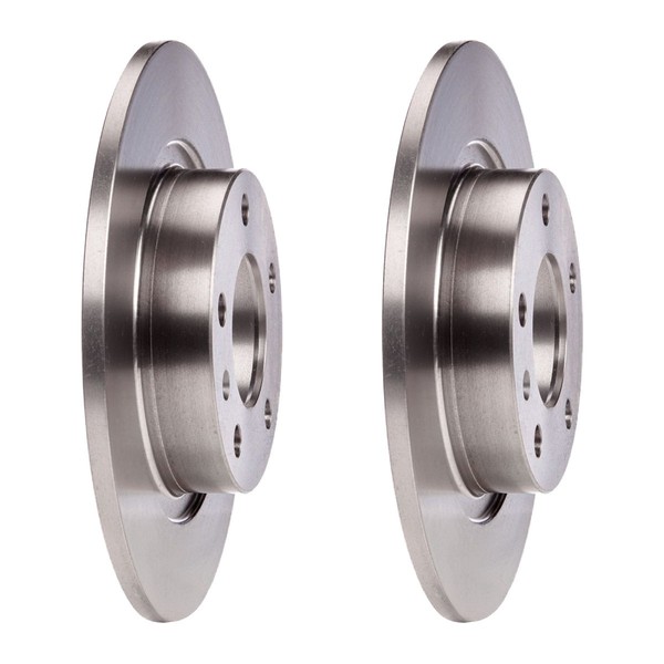 2 Bremsscheiben Ø 263,6 Mm Voll Bosch Passend FüR U.A. Opel Corsa-image