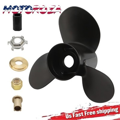 Aluminum Propeller 13 x 19P for Mercury 48-77346A45 40 60 75 90 115 125 HP 140HP