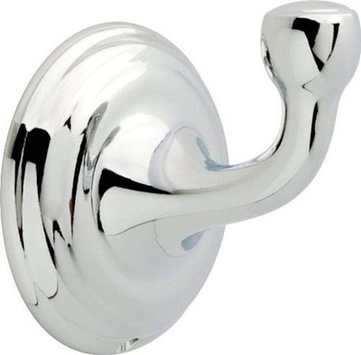 Single Towel Hook Bathroom/Kitchen Polished Chrome Windemere Accessories