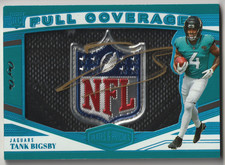 Tank Bigsby 2023 Plates & Patches Full Coverage NFL Shield Patch Auto #1/1