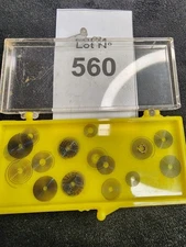 Vintage Watch Balance Hairsprings Assorted Lot Blue Steel Horology Parts Repair