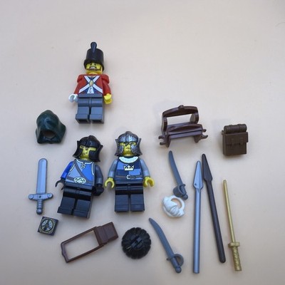 LEGO Fantasy Era Crown Knight Castle Minifigure Lot Red Coat