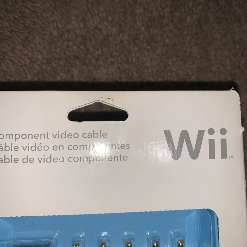 NIB Rare Nintendo Wii OEM Component Video Cables Red/Blue/Green Vintage AV Cords - Image 3 of 4