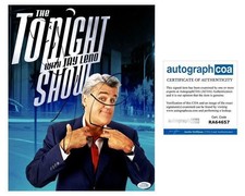 Jay Leno Signed Autographed 11x14 Photo Tonight Shot Late Night Host Legend ACOA