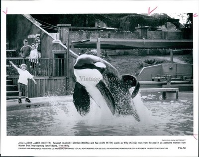 1993 Jason James Richter August Schellenberg Free Willy Petty Photo 8X10