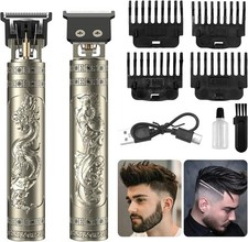 Beard Trimmer for Men-Hair Clippers for Men-Cordless Rechargeable Hair Clipper a